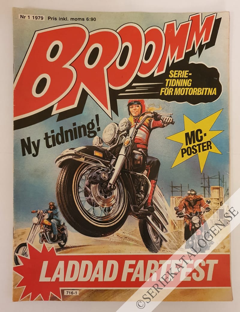 Framsida på Broomm #1 (1979)