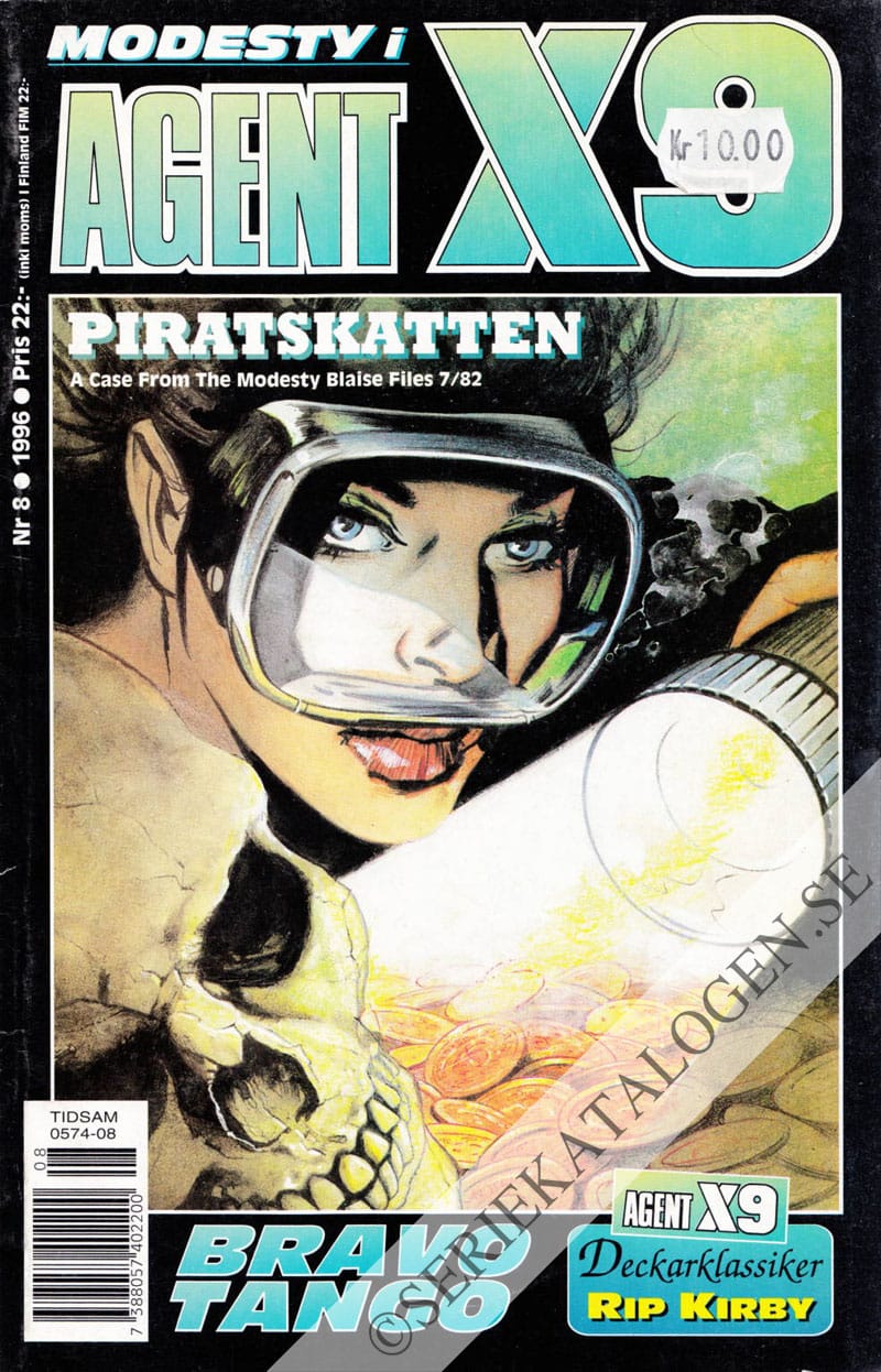 Framsida på Agent X9 #8 (1996)