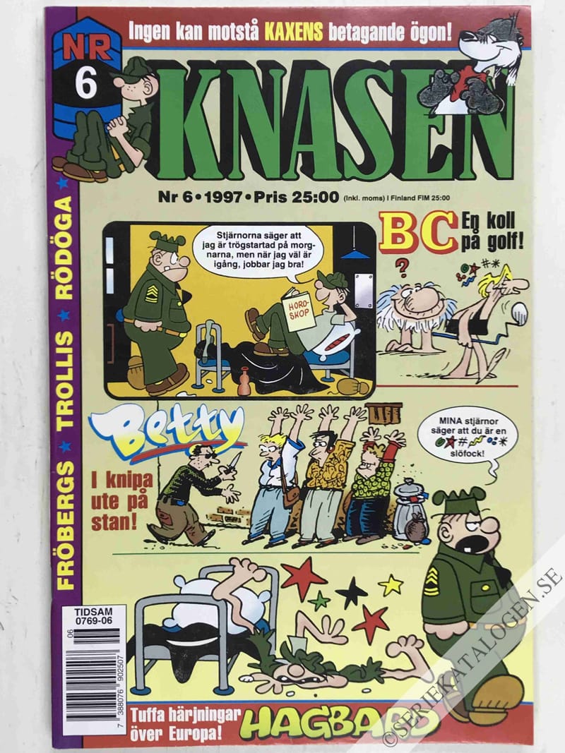 Framsida på Knasen #6 (1997)
