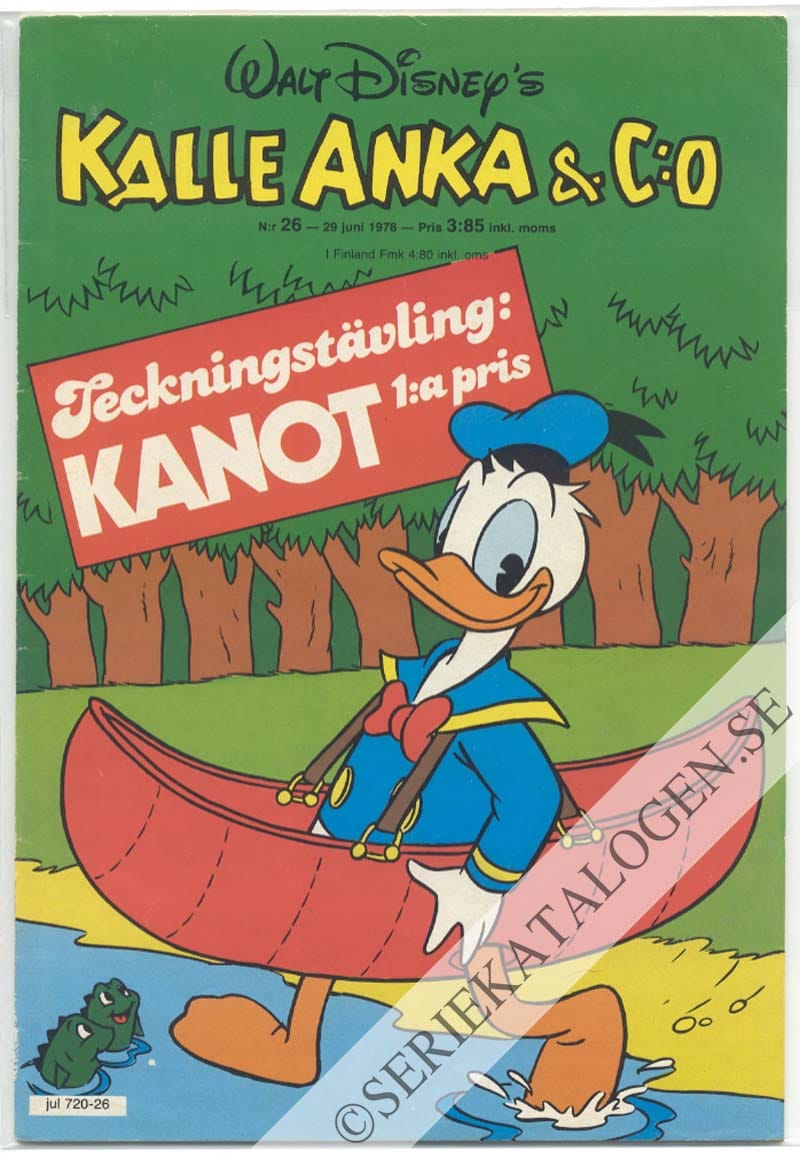 Framsida på Kalle Anka & C:o #26 (1978)