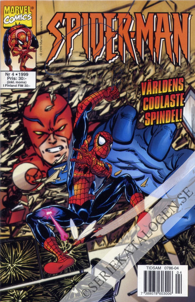 Framsida på Spider-Man #4 (1999)