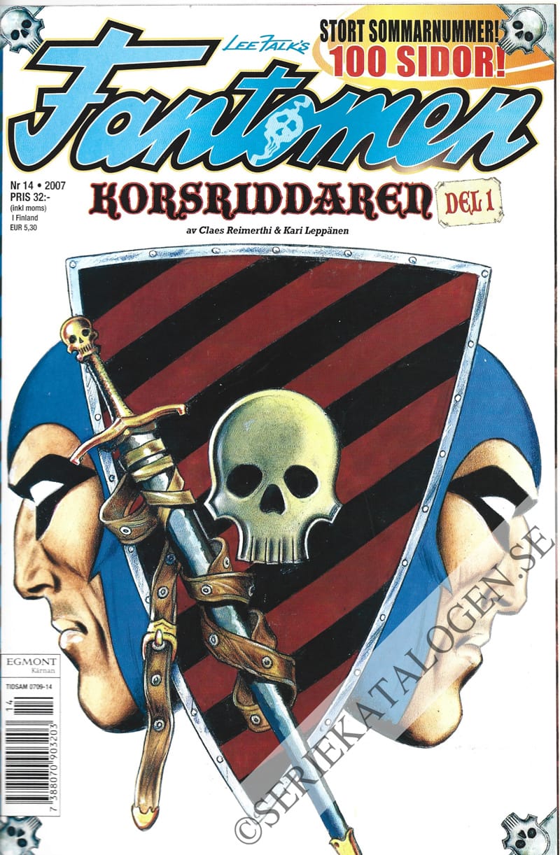 Framsida på Fantomen #14 (2007)