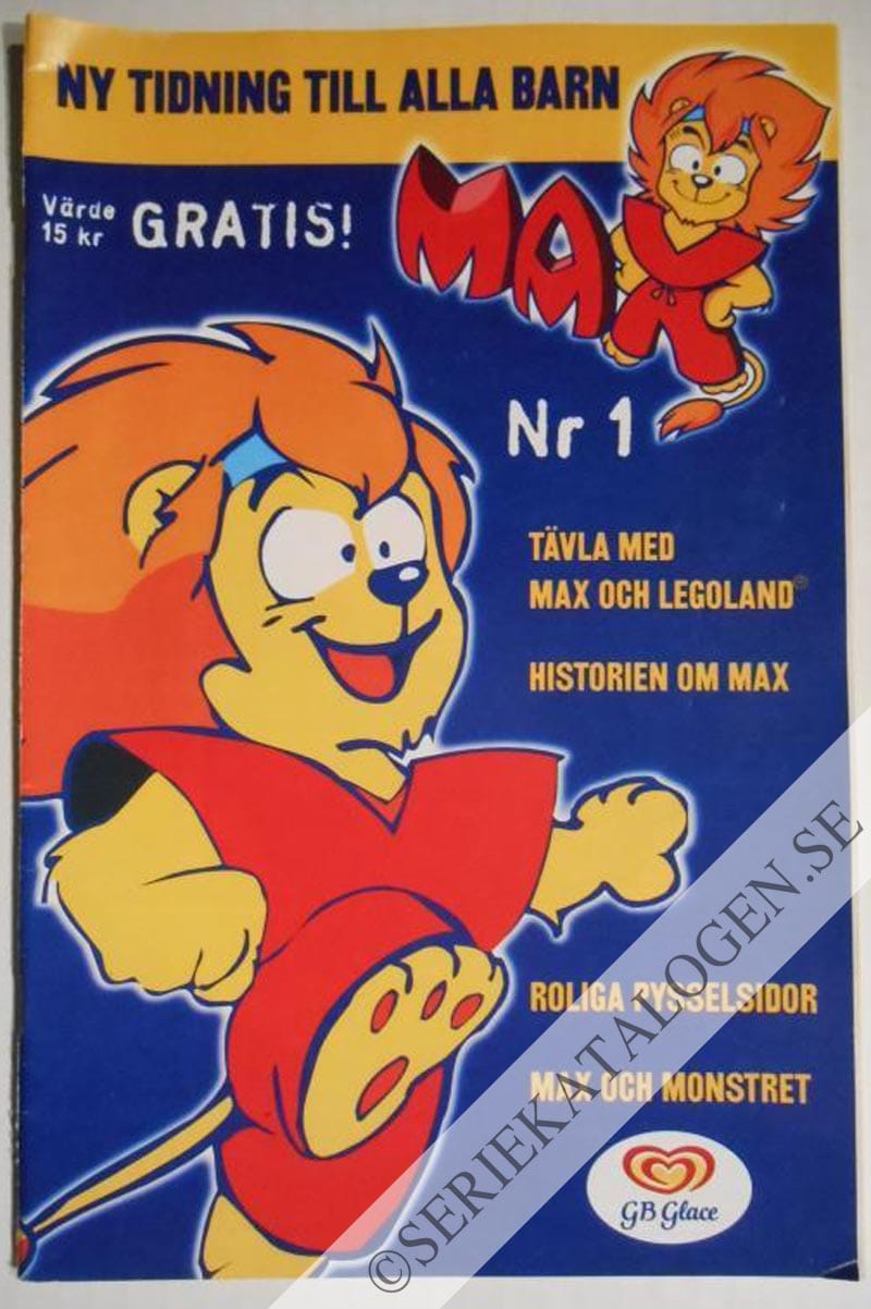 Framsida på Max #1 (1998)