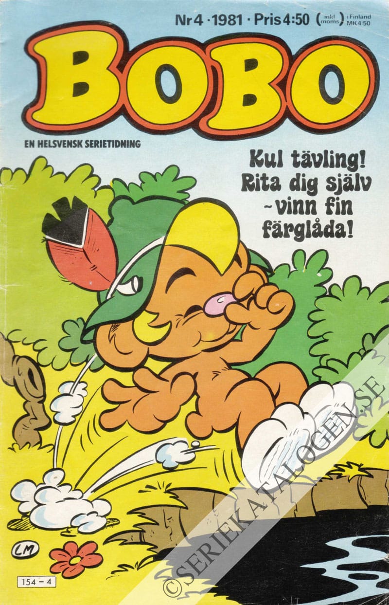 Framsida på Bobo #4 (1981)
