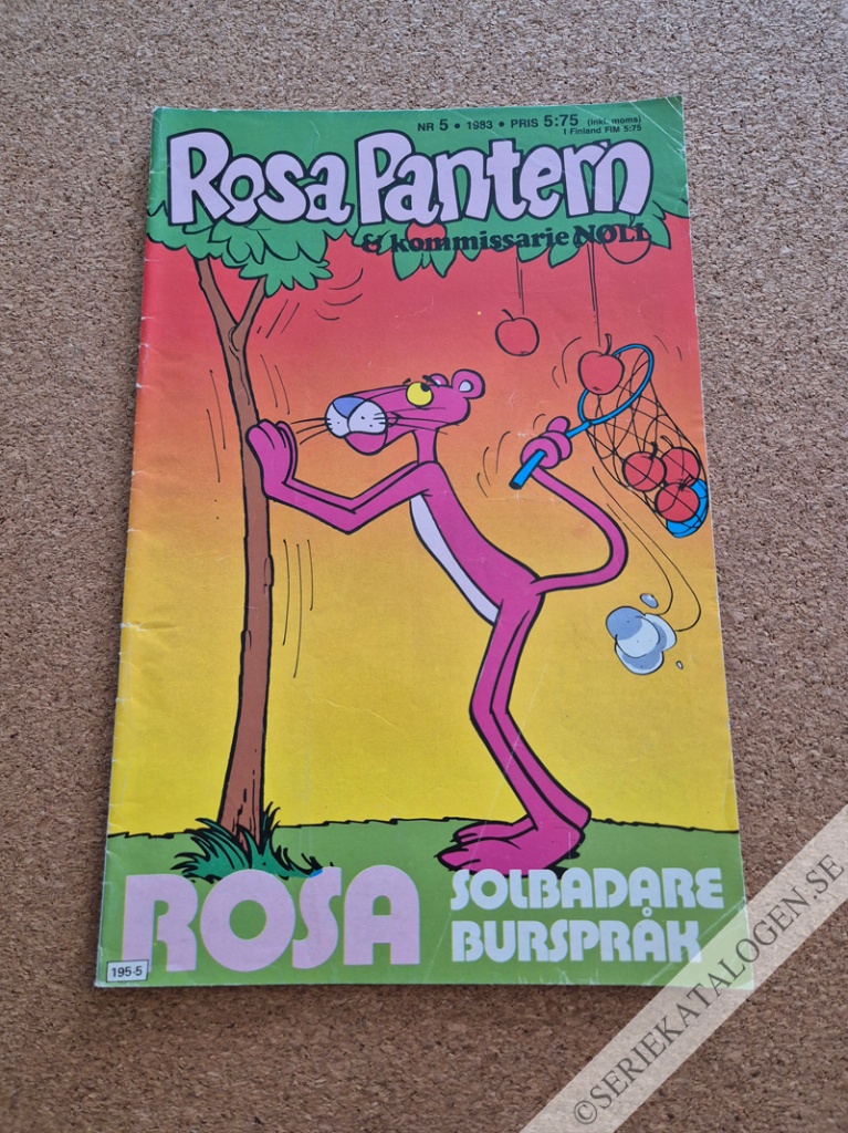 Framsida på Rosa Pantern #5 (1983)