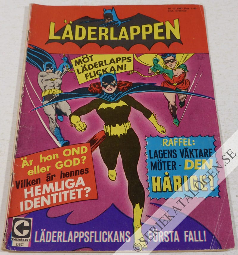 Framsida på Läderlappen och Robin #13 (1967)