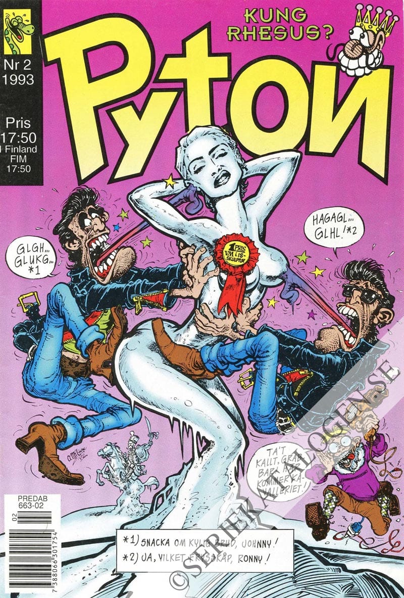 Framsida på Pyton #2 (1993)