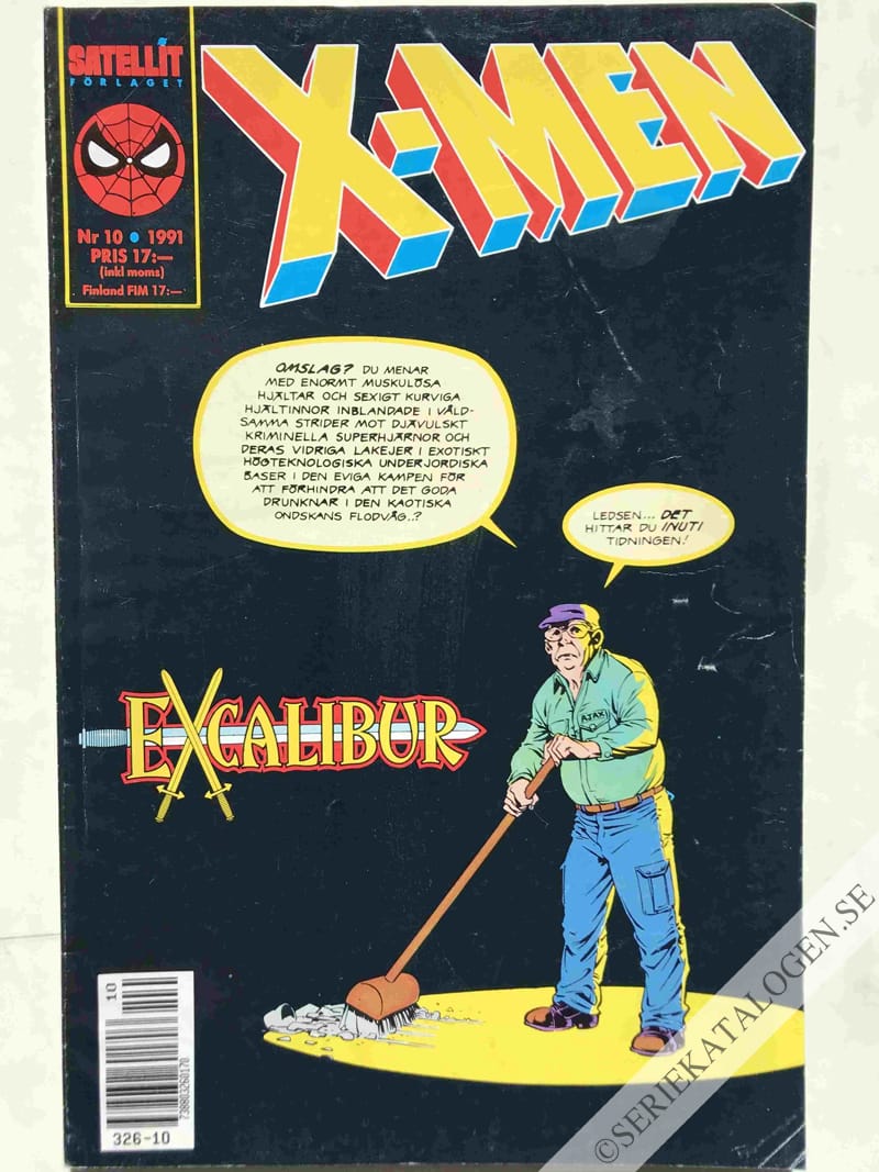 Framsida på X-Men #10 (1991)
