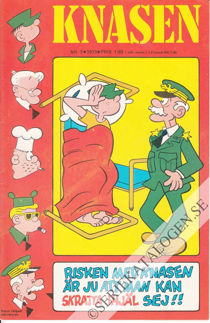 Framsida på Knasen #7 (1973)