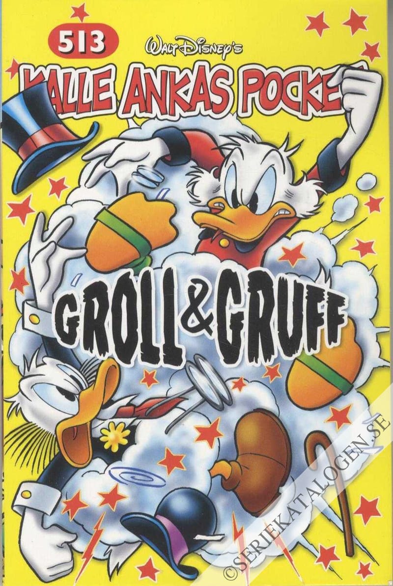 Framsida på Kalle Ankas pocket #513 - Groll & Gruff (2020)