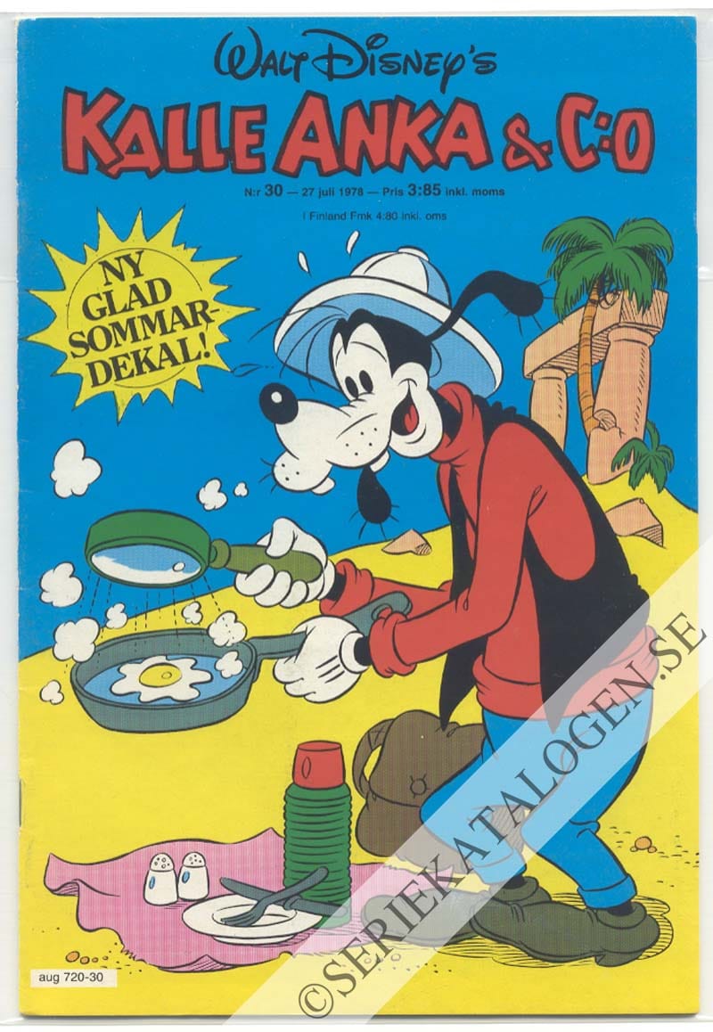 Framsida på Kalle Anka & C:o #30 (1978)