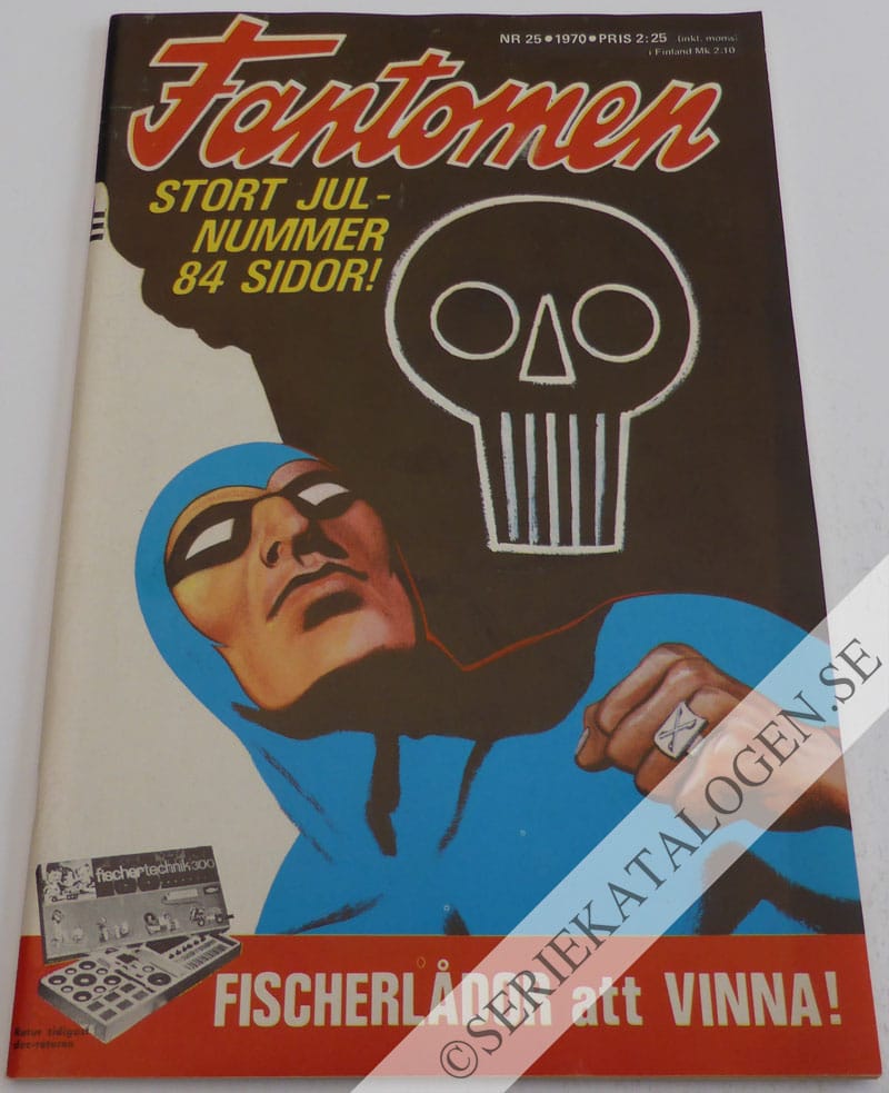 Framsida på Fantomen #25 (1970)