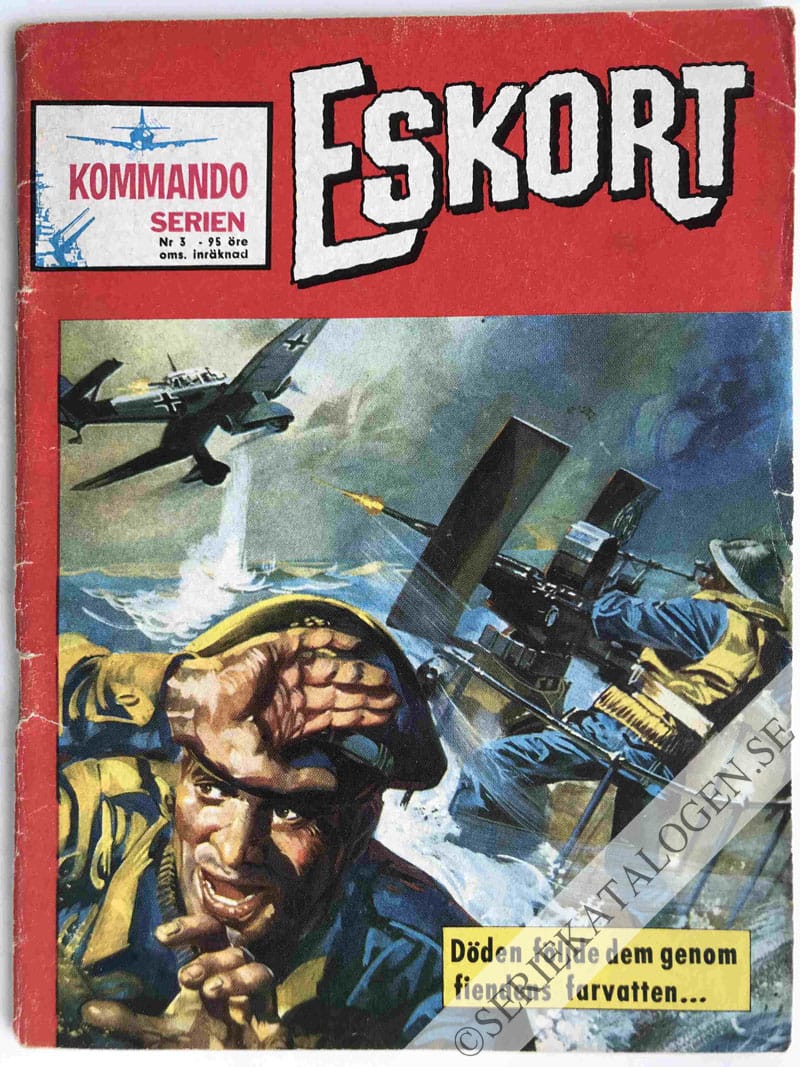 Framsida på Kommandoserien Eskort (1963)