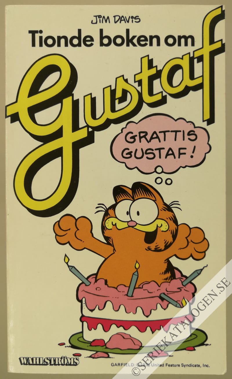 Framsida på Gustaf Tionde boken om Gustaf (1985)