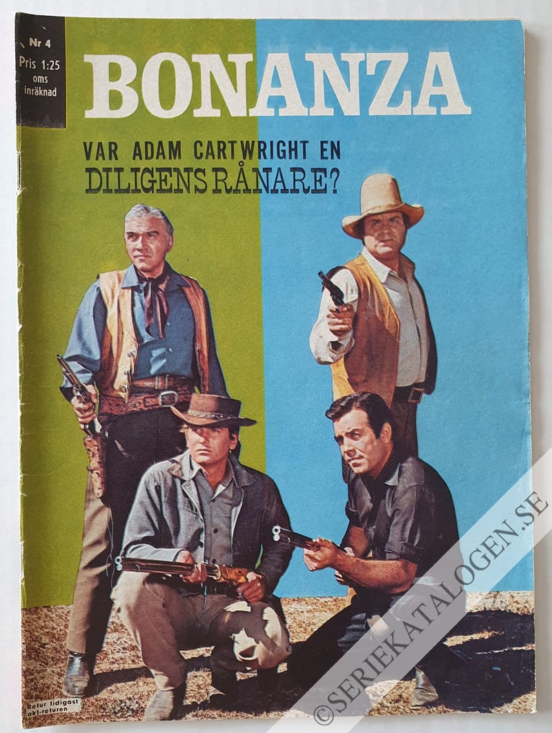Framsida på Bonanza #4 (1963)