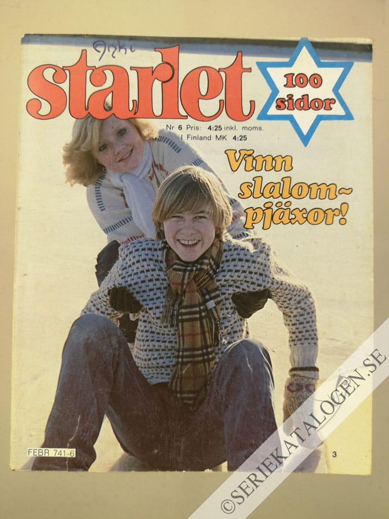 Framsida på Starlet #6 (1979)