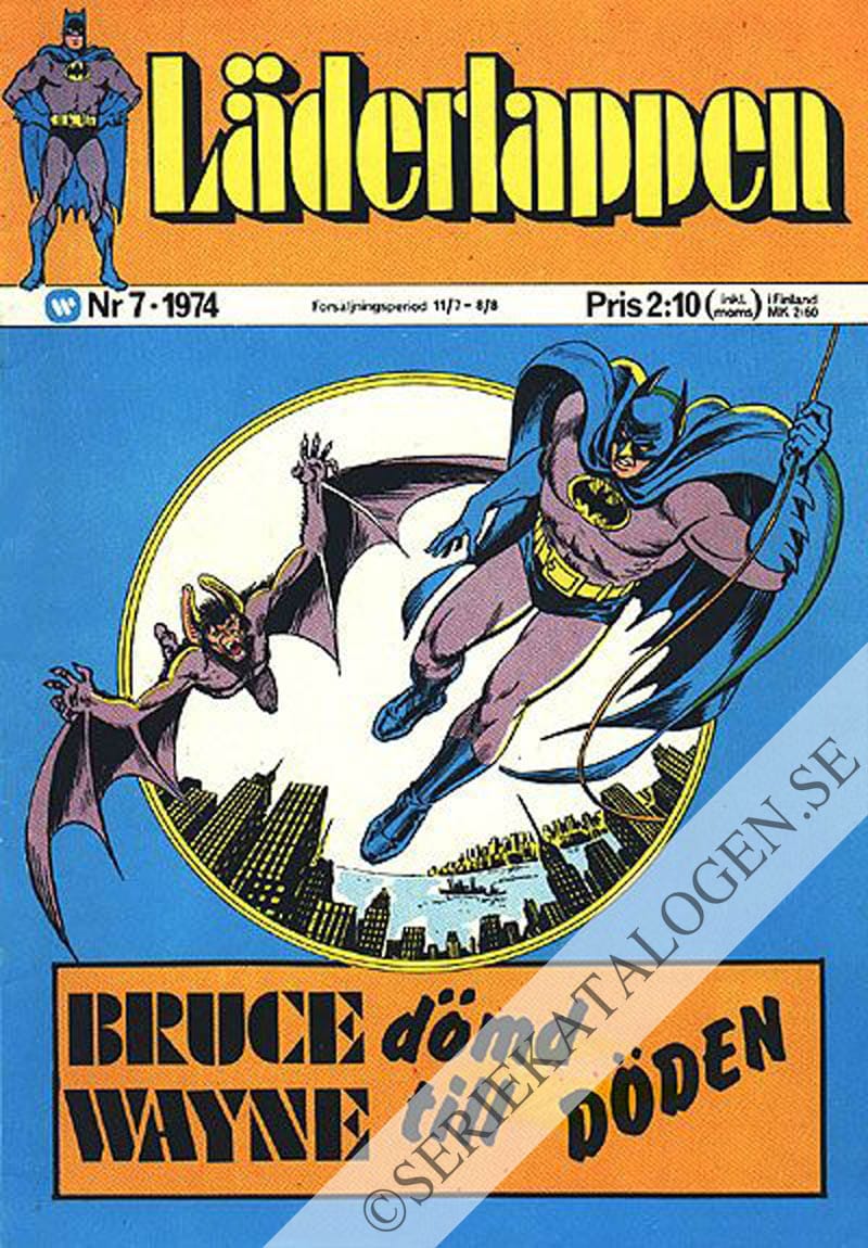 Framsida på Läderlappen och Robin #7 (1974)