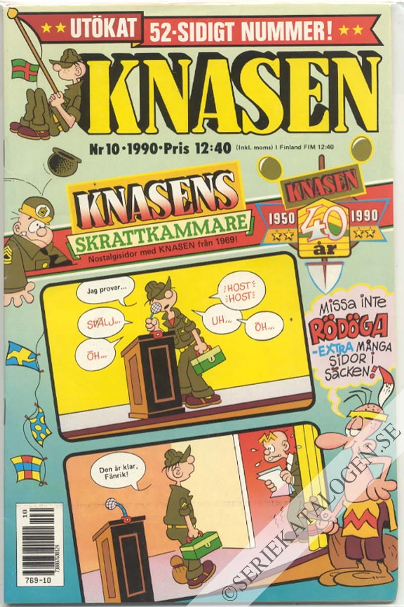 Framsida på Knasen #10 (1990)