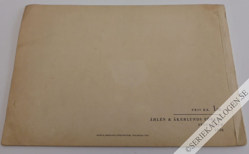 Baksida på På piratjakt (1936)