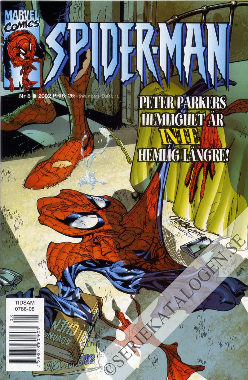 Framsida på Spider-Man #8 (2002)