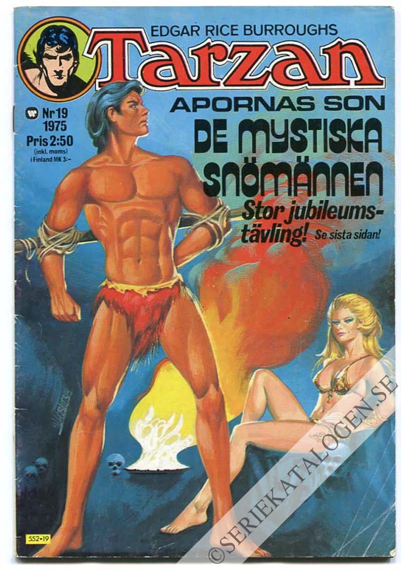 Framsida på Tarzan #19 (1975)