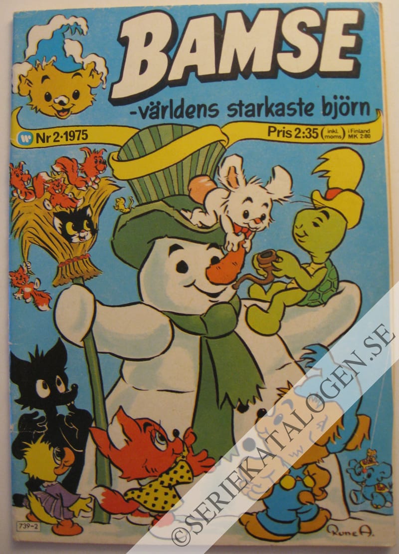 Framsida på Bamse - världens starkaste björn #2 (1975)