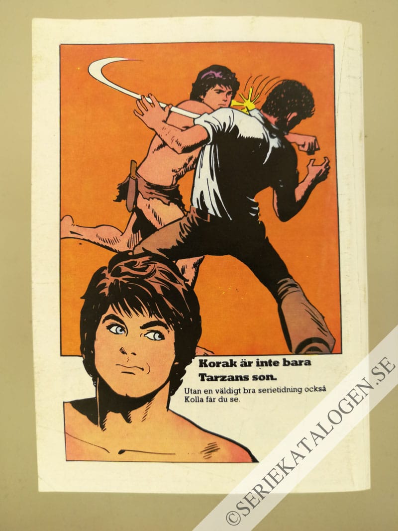 Baksida på Hjälte mot sin vilja (1985)