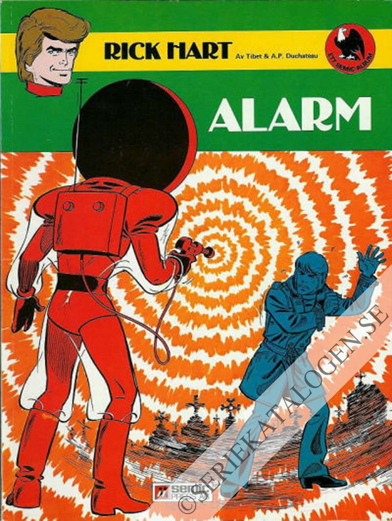 Framsida på Rick Hart Alarm (1982)