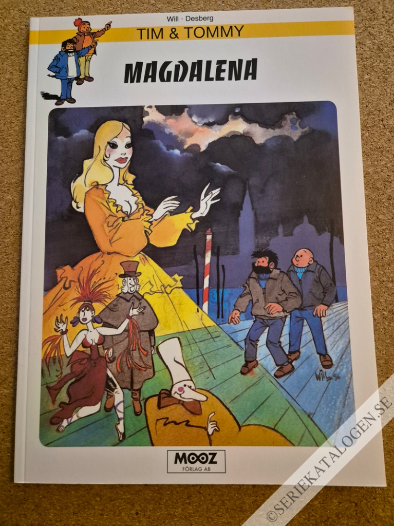 Framsida på Mooz presentalbum Tim & Tommy - Magdalena (2015)