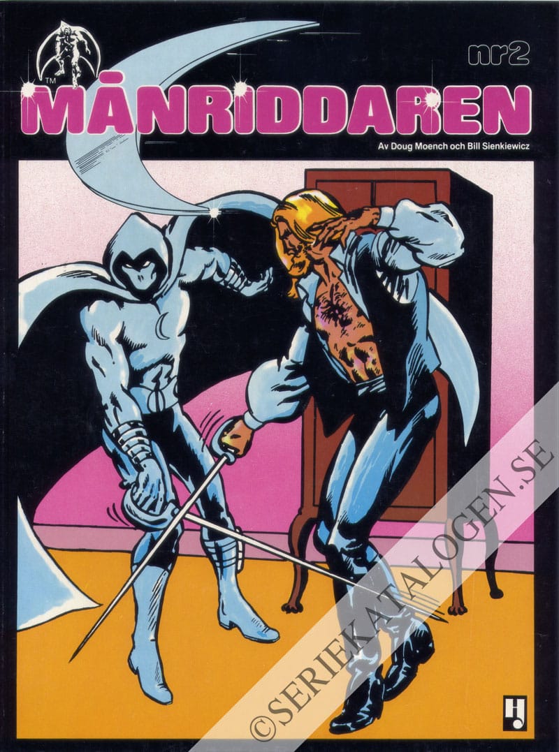 Framsida på Månriddaren (Till kamp mot "Vargen") (1980)