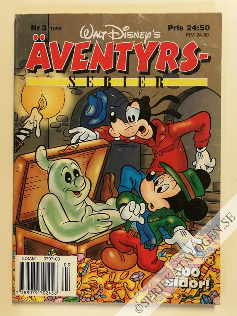 Framsida på Walt Disney's äventyrsserier #3 (1998)