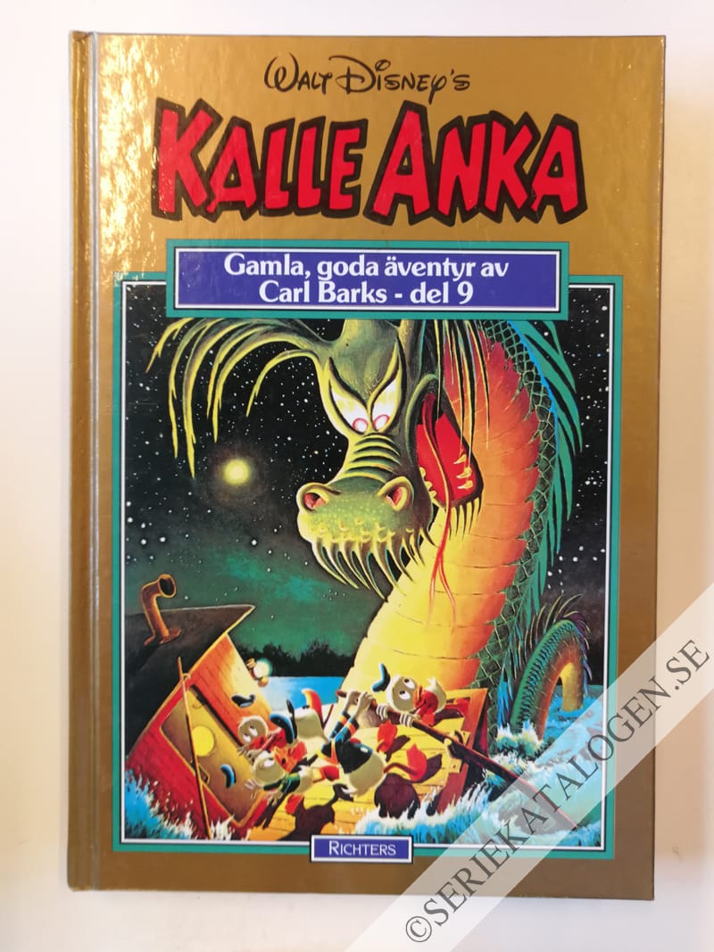 Framsida på Kalle Anka - gamla, goda äventyr av Carl Barks #9 (1992)