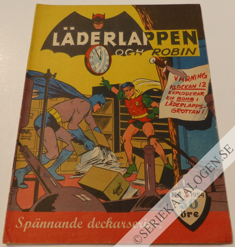 Framsida på Läderlappen och Robin #3 (1954)