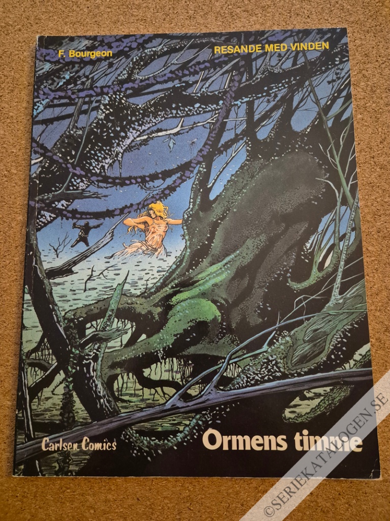 Framsida på Resande med vinden Ormens timme (1982)