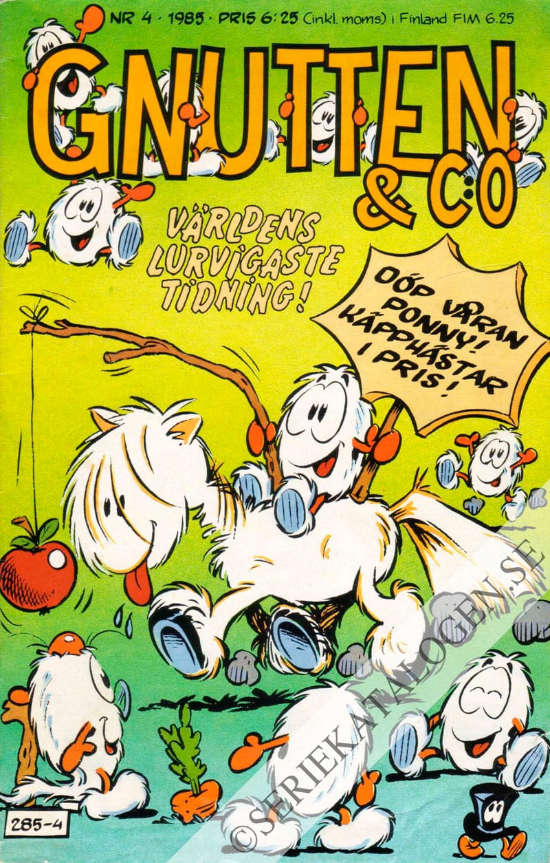 Framsida på Gnutten & C:o #4 (1985)