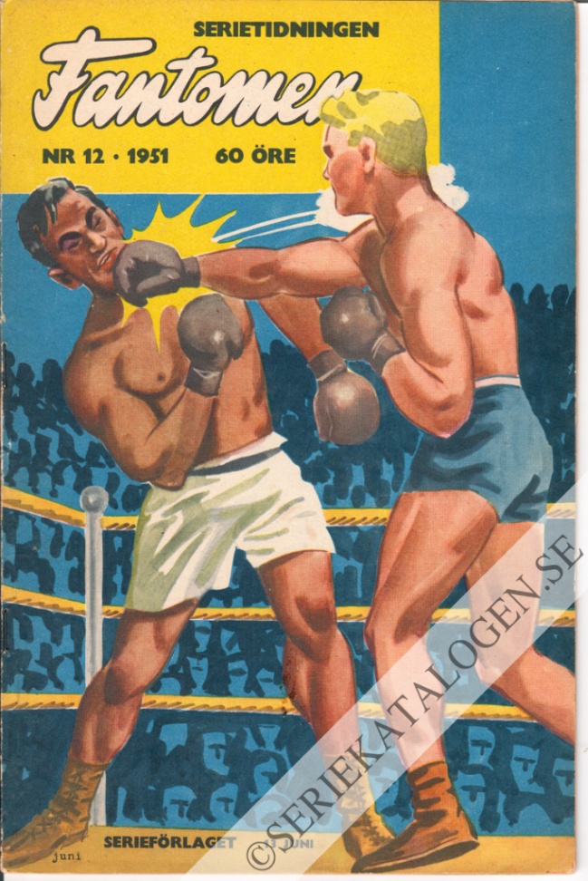Framsida på Fantomen #12 (1951)
