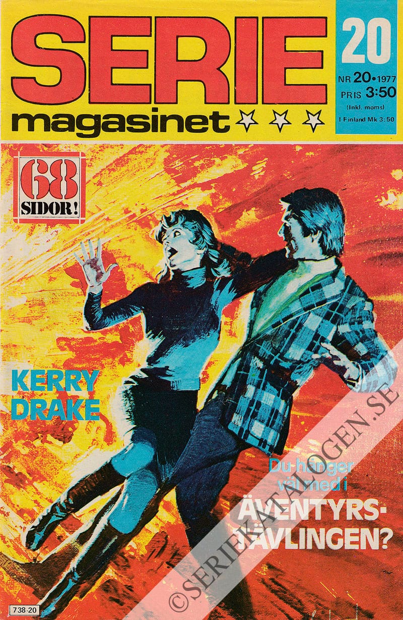 Framsida på Seriemagasinet #20 (1977)