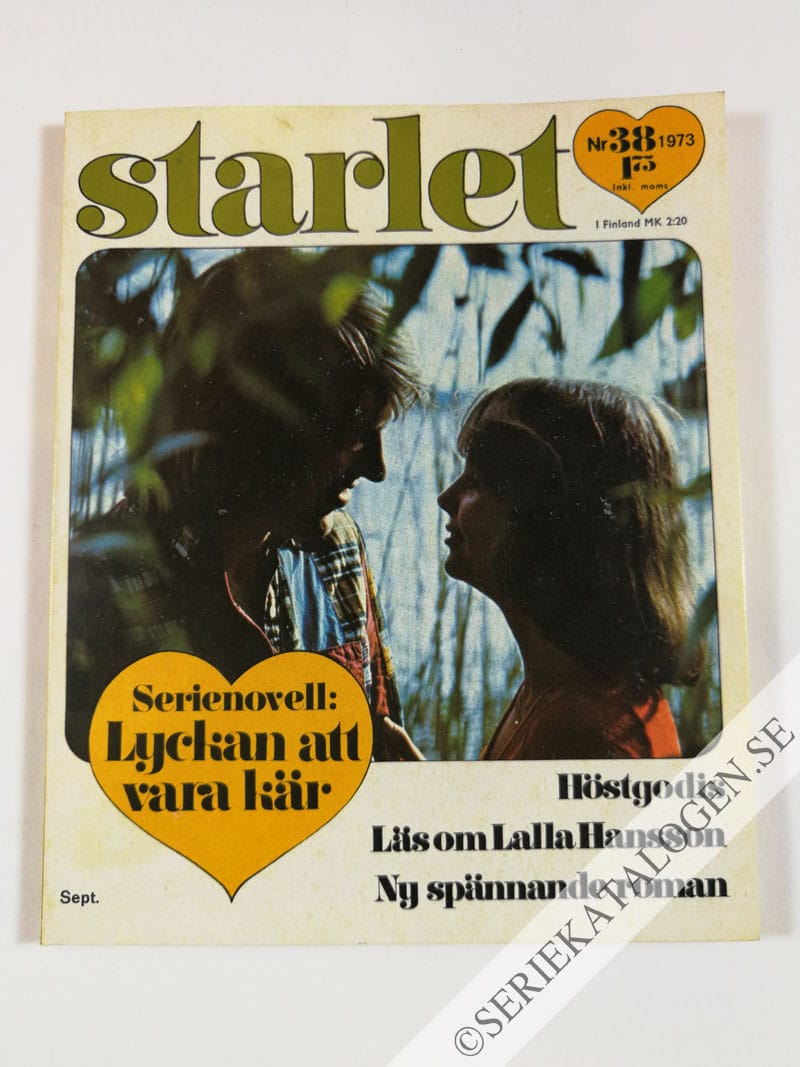 Framsida på Starlet #38 (1973)
