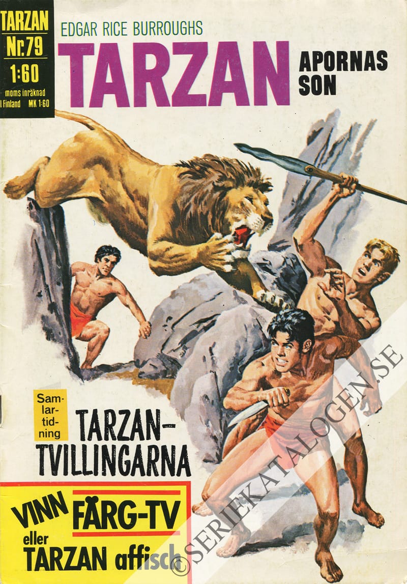 Framsida på Tarzan #79 (1971)