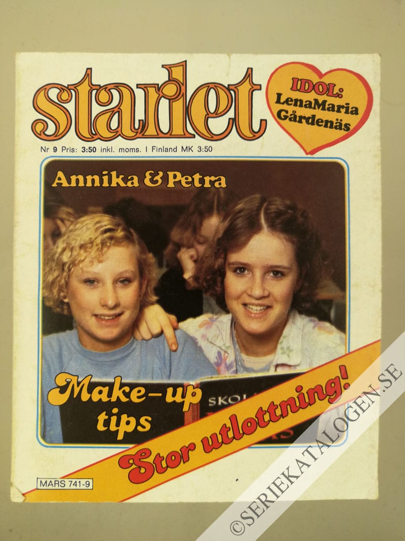 Framsida på Starlet #9 (1980)