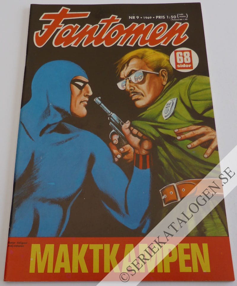 Framsida på Fantomen #9 (1969)