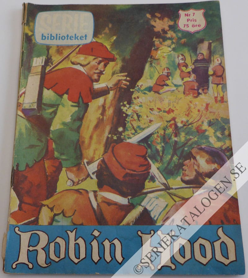 Framsida på Seriebiblioteket #7 - Robin Hood (1959)