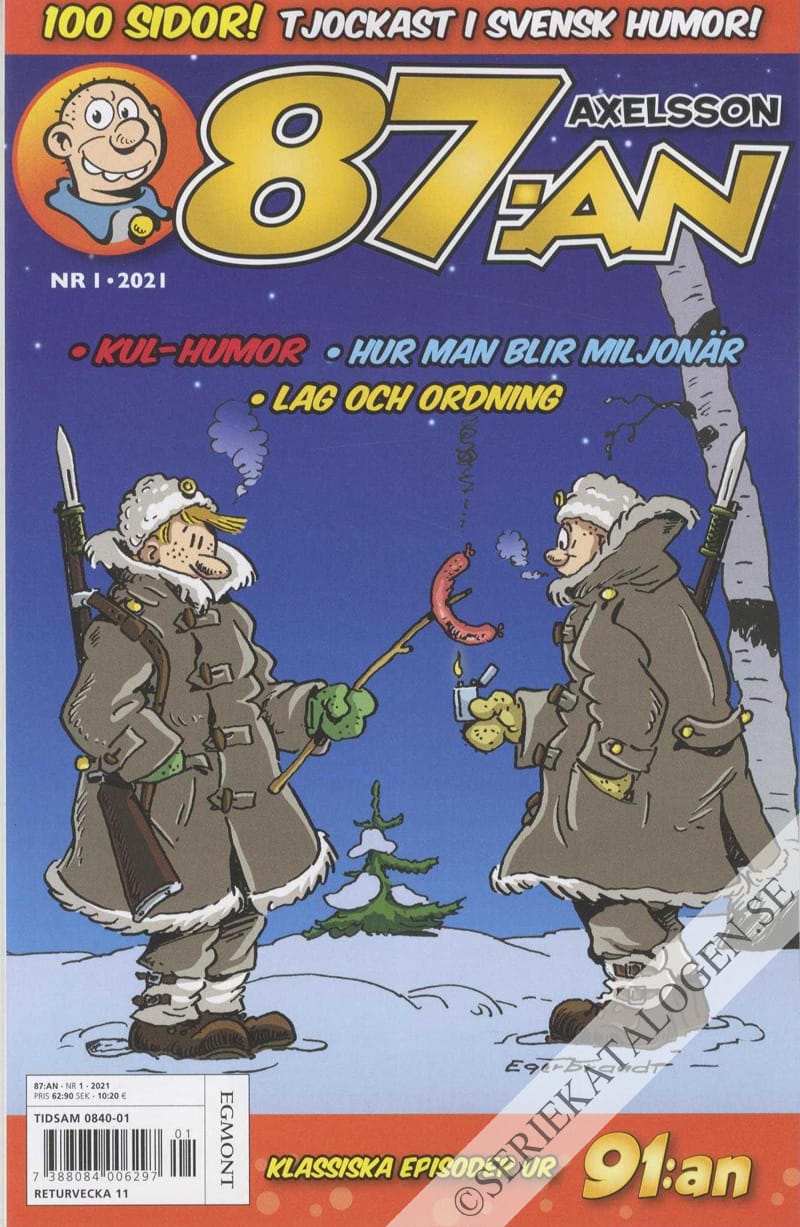 Framsida på 87:an Axelsson #1 (2021)