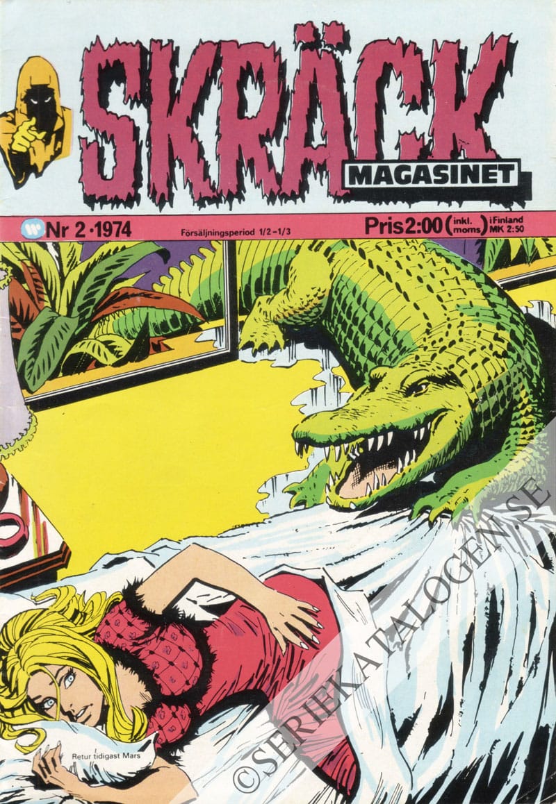 Framsida på Skräckmagasinet #2 (1974)