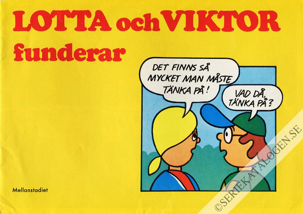 Framsida på Lotta och Viktor funderar # (1983)