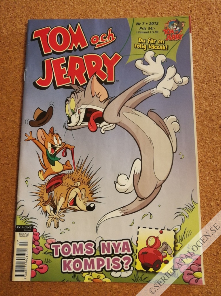 Framsida på Tom & Jerry #7 (2012)