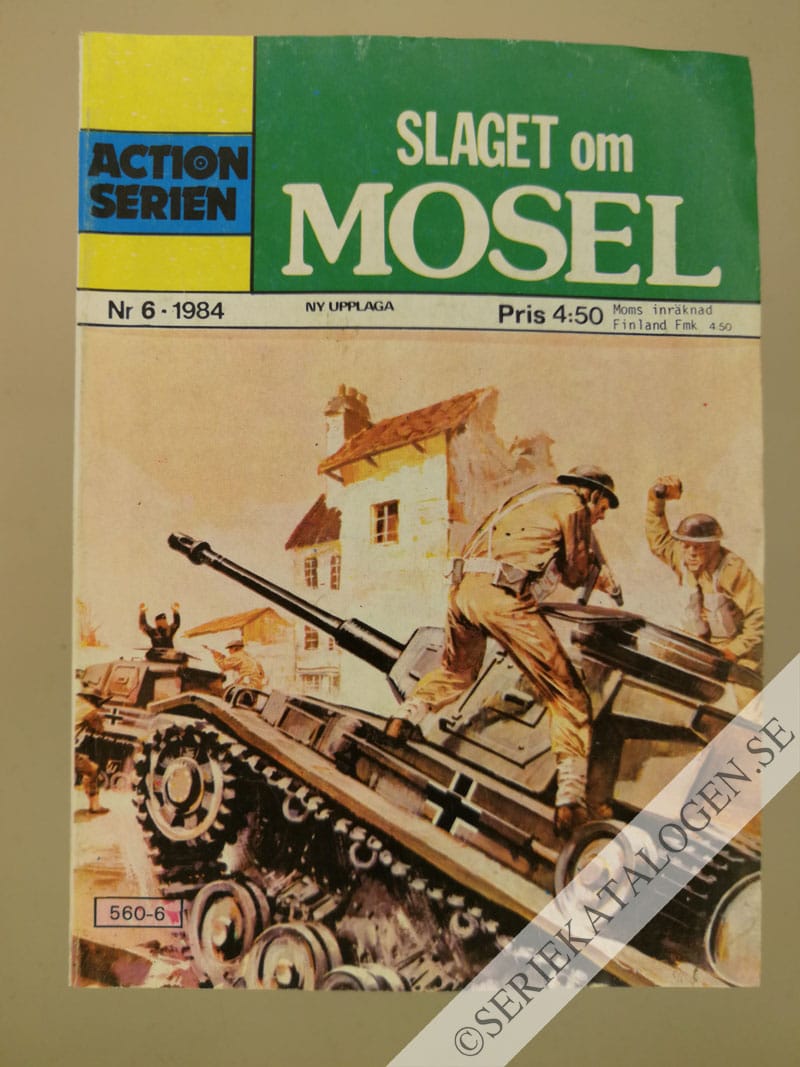 Framsida på Actionserien #6 - Slaget om Mosel (1984)