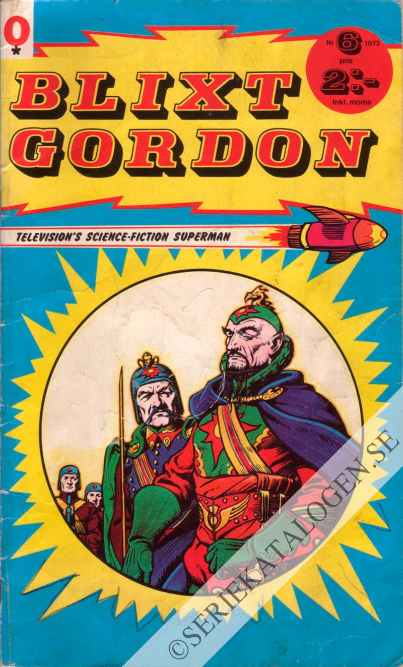 Framsida på Blixt Gordon #6 (1973)