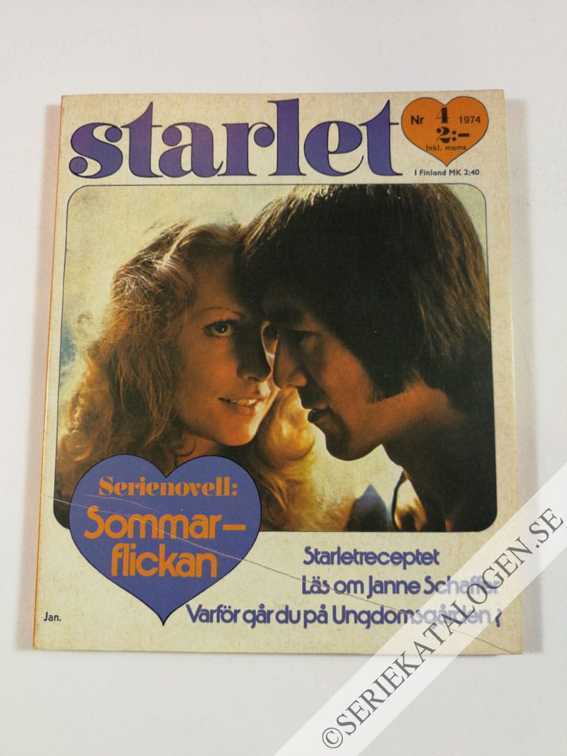 Framsida på Starlet #4 (1974)