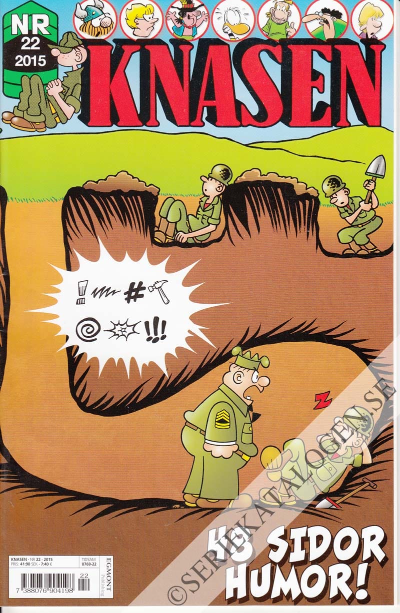 Framsida på Knasen #22 (2015)